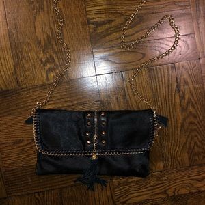 Studded Calf Hair Sondra Roberts Clutch
